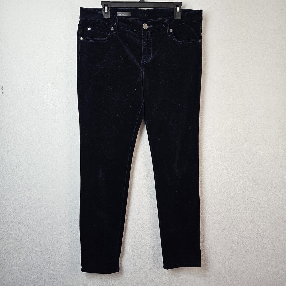 Kut From The Cloth Diana Skinny Cordroury Pants Size 14 Navy